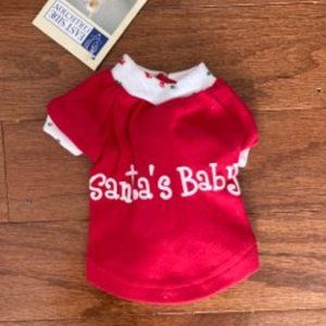 East Side Collection Santa's Baby Dog Onesie